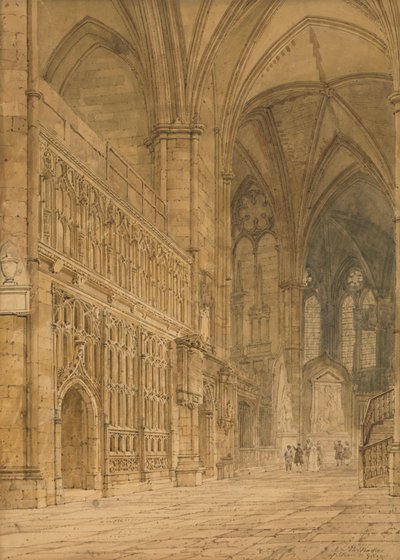 Ambulatório, Abadia de Westminster de Frederick Nash