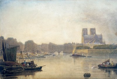 Notre Dame, Paris, século XIX de Frederick Nash
