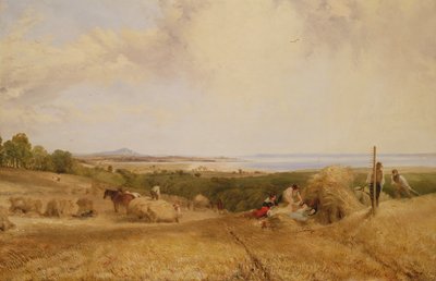 O campo da colheita, 1846 de Frederick Richard Lee
