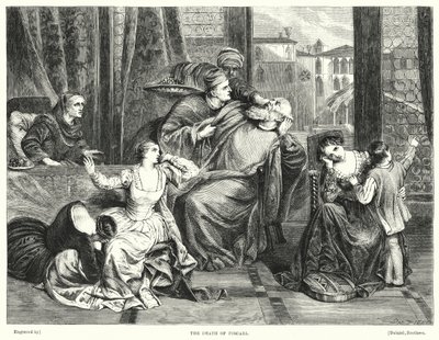 A Morte de Foscari (gravura) de Frederick Richard Pickersgill