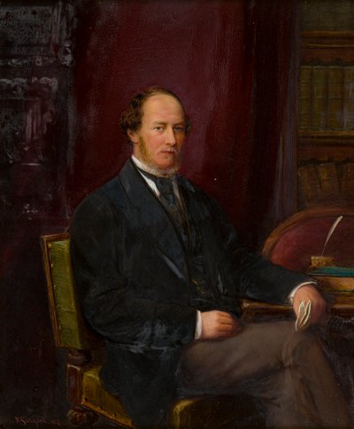 Retrato do 3º Conde de Bradford, c.1872 (óleo sobre tela) de Frederick Sargent