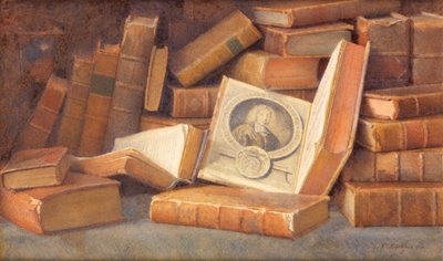 Livros Antigos (aguarela) de Frederick Spencer