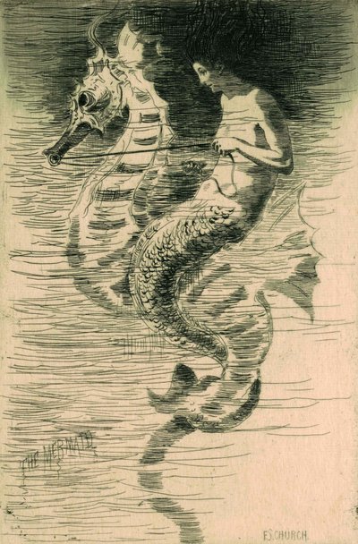 A sereia, c.1881 de Frederick Stuart Church