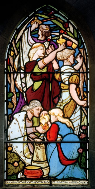 As Virgens Sábias e Tolas, 1870 de Frederick Vincent Hart