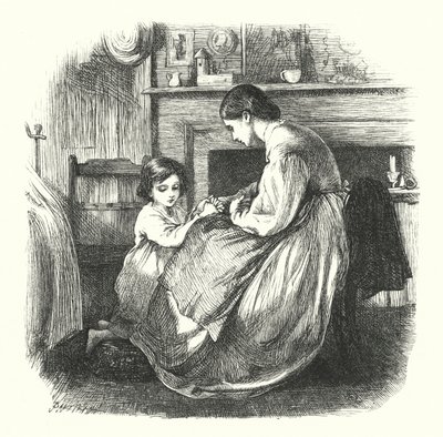 Uma criança em oração de Frederick Walker