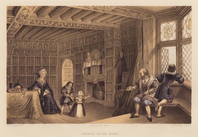 Feering House, Essex (água-tinta) de Frederick William Fairholt
