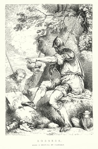 Ladrões (gravura) de Frederick William Fairholt