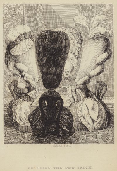 Resolver o truque estranho: sátira lamber os penteados das mulheres e a mania dos jogos de Frederick William Fairholt