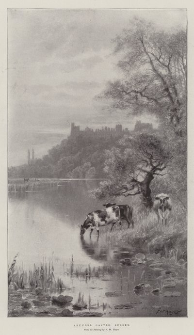 Castelo de Arundel, Sussex de Frederick William Hayes
