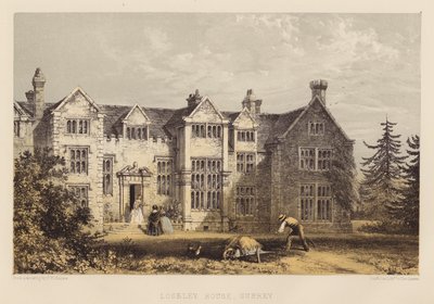 Loseley House, Surrey (aquatint) de Frederick William Hulme