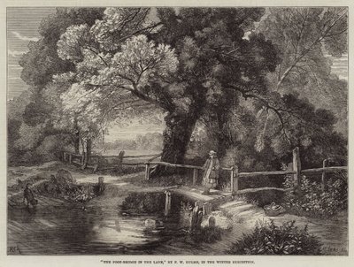 O pé-ponte na pista de Frederick William Hulme