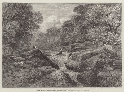 O Strid, Wharfdale, Yorkshire de Frederick William Hulme