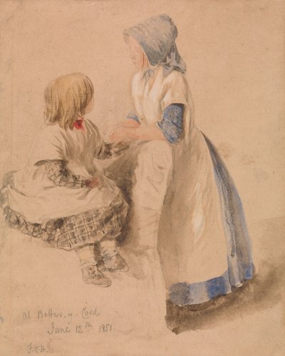 Crianças galesas de Frederick William Hulme
