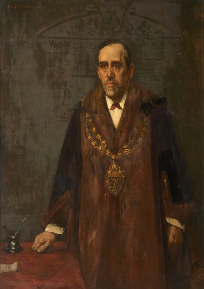 Retrato de Jackson Brierley, c.1898-99 (óleo sobre tela) de Frederick William Jackson