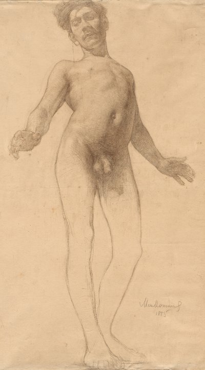 Nu masculino de pé, 1885. de Frederick William MacMonnies