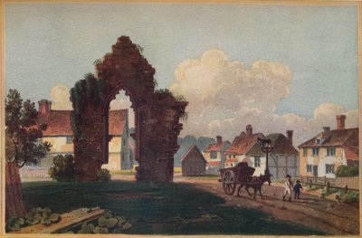 Restos de uma antiga capela, Milkhouse Street, perto de Cranbrook, Kent, 1813 de Frederick Wilton Litchfield Stockdale