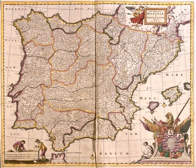 Espanha e Portugal de Frederick de Wit