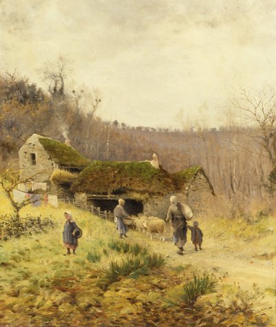 Um farmstead do país de Frederico Rossano