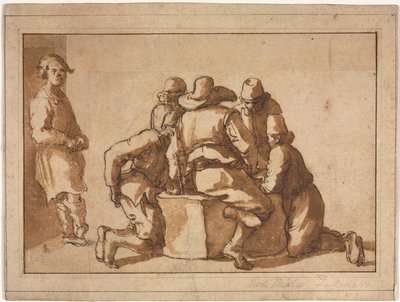 Cena de gênero de jovens jogando um jogo. de Frederico Zuccaro