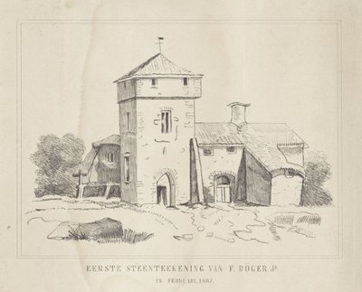 Uma quinta em vez de
Primeiro desenho de pedra de F. Börger Jr. (título sobre o objecto) de Frederik Böger