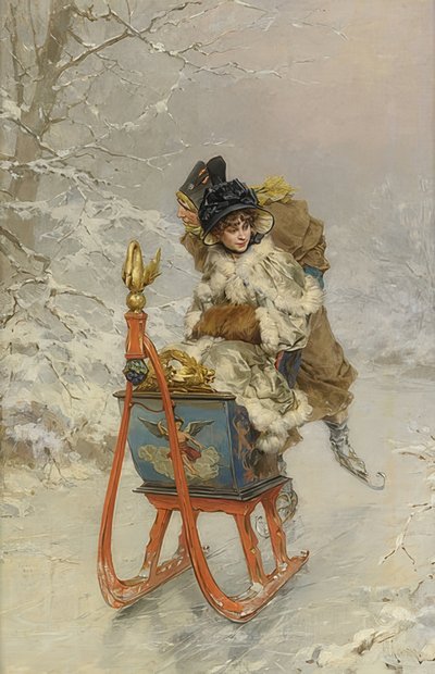 O passeio de trenó de Frederik Hendrik Kaemmerer
