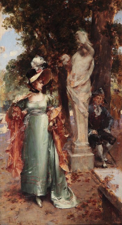 No Parque de Frederik Hendrik Kaemmerer