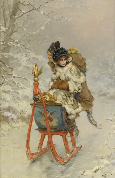 O passeio de trenó de Frederik Hendrik Kaemmerer