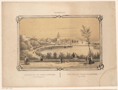 Vista de Arnhem
Vista da cidade de Arnhem a partir da montanha (título sobre o objecto)
Gelderland (título da série sobre o objecto) de Frederik Lodewijk Huygens