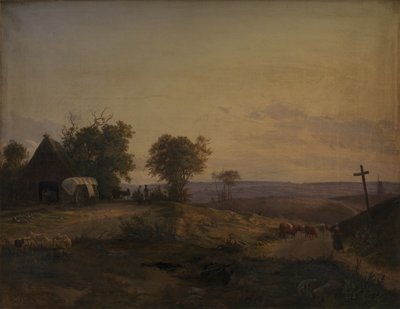 Vista do distrito perto de Segeberg, Alemanha de Frederik Rohde