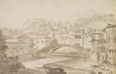 Viena, perto de Lyon. Pont Saint-Martin sobre floden Gére. TELEVISÃO. Priorado de Saint-Martin, s.t. Porte de la Rochette e slottet Pipet de Frederik de Moucheron