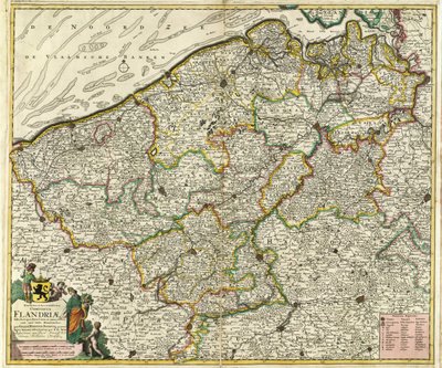 Novissima et Accuratissima Comiatus Flandriæ de Frederik de Wit