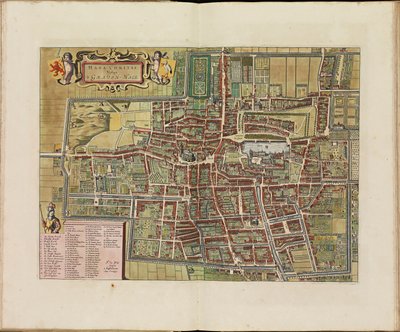 Theatrum ichnographicum omnium urbium et præcipuorum oppidorum Belgicarum XVII Provinciarum peraccurate delineatarum. de Frederik de Wit