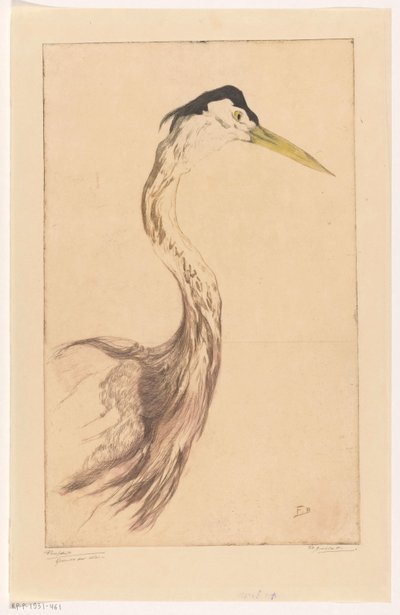 Garça de Frederika Henriëtte Broeksmit (signed by artist)