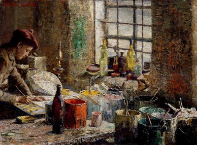 A Oficina do Pintor de Fredrik Kolstoe