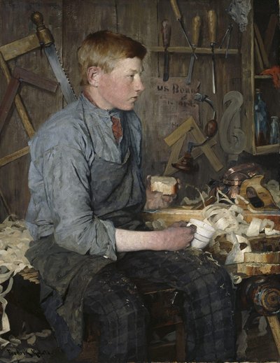 O jovem carpinteiro de Fredrik Kolstoe