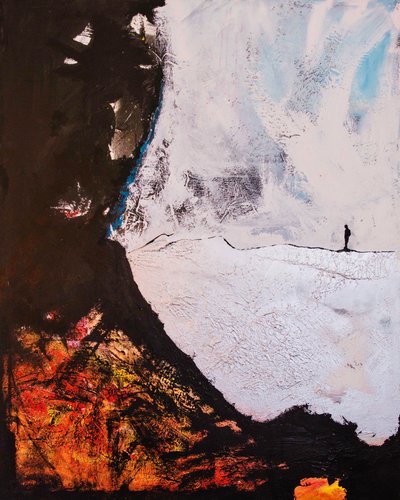 Figura solitária: uma viagem abstrata de Fredrik Olsen