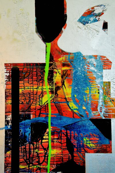 Figura abstrata vibrante de Fredrik Olsen