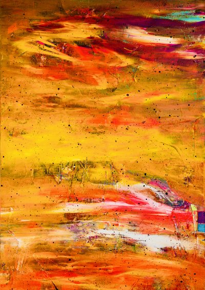 Abstrato vibrante e ardente de Fredrik Olsen