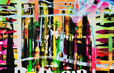 Abstrato urbano vibrante de Fredrik Olsen