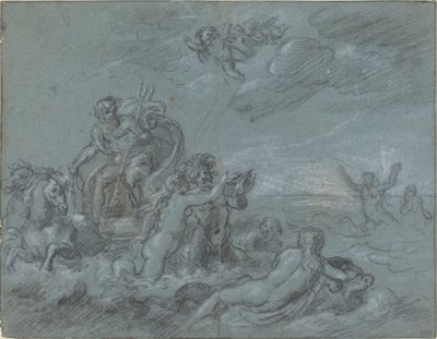 O triunfo de Netuno de French 18th Century