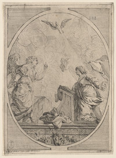 A Anunciação de French 18th Century after Pierre Hubert Subleyras