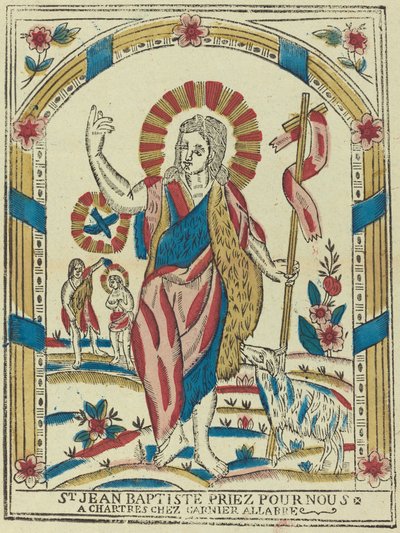 São João Batista rogai por nós de French 19th Century