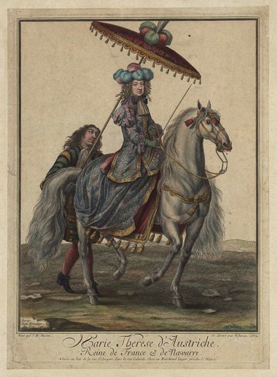 Maria Teresa de Espanha 1638-1683, rainha consorte da França e Navarra, 1682 de French Master