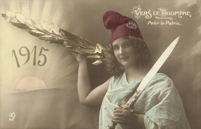 1915, para o triunfo, para a pátria de French Photographer