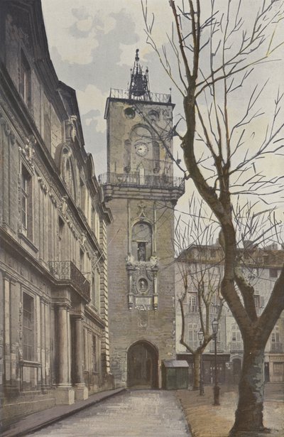 Aix, prefeitura e campanário de French Photographer