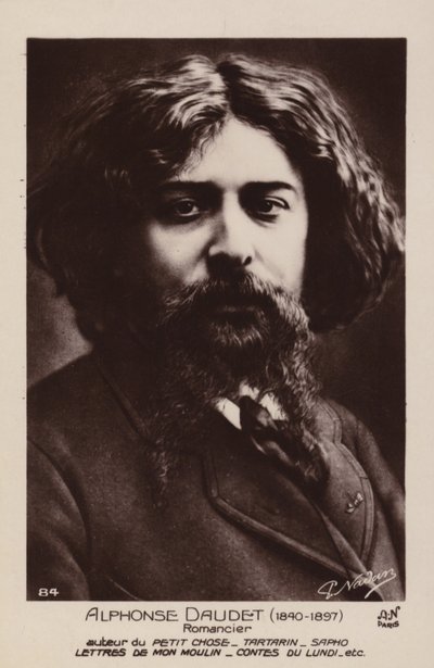 Alphonse Daudet (1840-1897), romancista francês de French Photographer