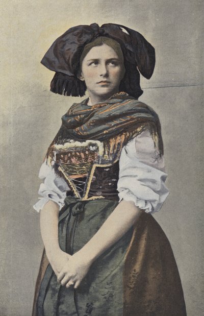 Alsaciano em traje de French Photographer