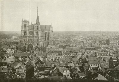 Amiens, Vue Generale (fotografia a preto e branco) de French Photographer