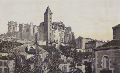 Auch, Catedral, Ensemble SE de French Photographer