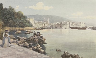 Bastia, vista do antigo porto e da cidade de French Photographer